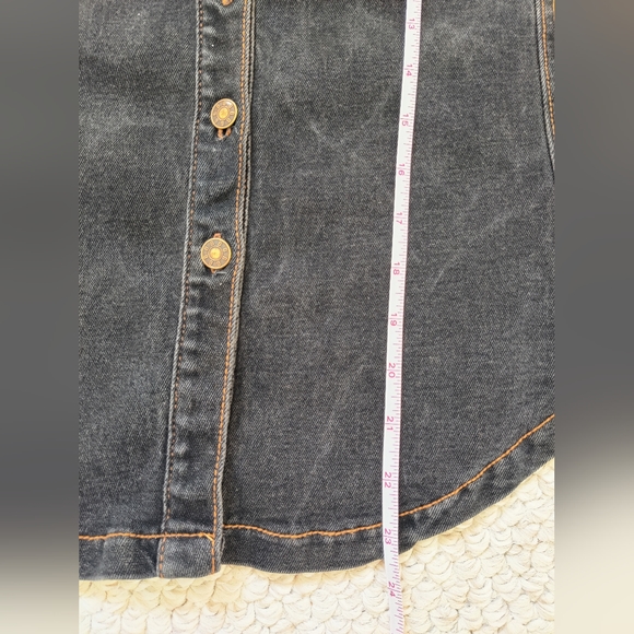 Denim Button Jacket - Picture 11 of 16
